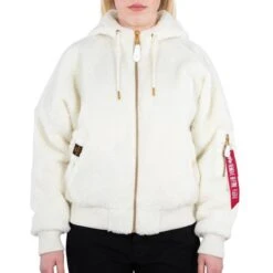 Bomber Con Cappuccio Da Donna Alpha Industries MA-1 OS