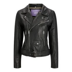 Giacca Di Pelle Da Donna JJXX Calvin Leather Biker Jkt Noos