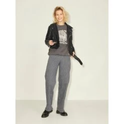 Giacca Di Pelle Da Donna JJXX Calvin Leather Biker Jkt Noos -Trussardi Negozio 12201412 3781428 7