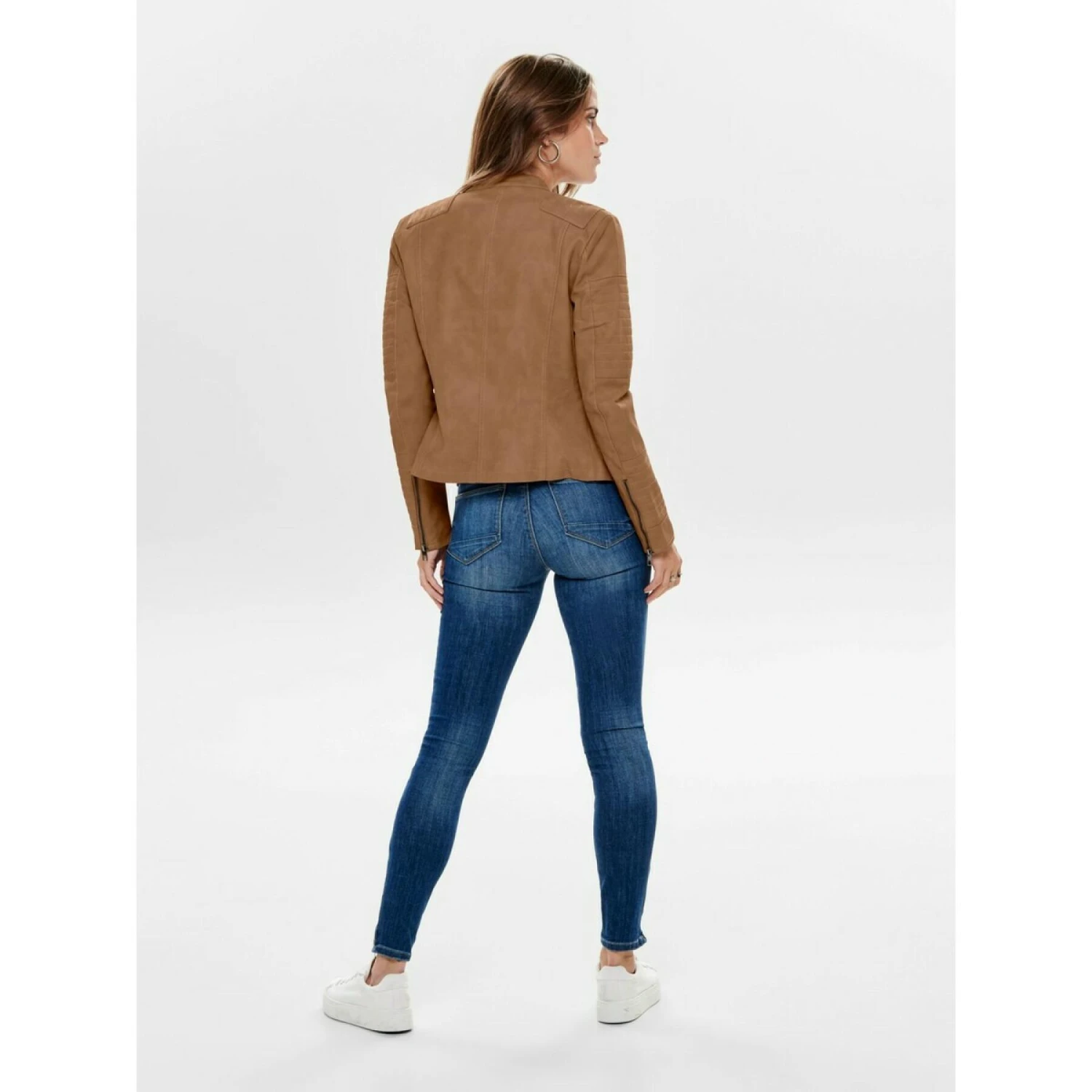 Giacca Di Pelle Da Donna Only Ava Imitation Cuir Biker 2 Giacca Di Pelle Da Donna Only Ava Imitation Cuir Biker - immagine 2