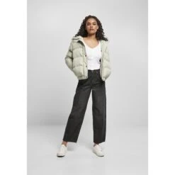 Giacca Donna Urban Classics Hooded Puffer-taglie Grandi -Trussardi Negozio TB1756 03259 U 6