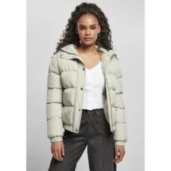 Giacca Donna Urban Classics Hooded Puffer-taglie Grandi -Trussardi Negozio TB1756 03259 U 8