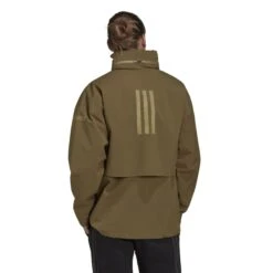 Giacca Impermeabile Adidas Terrex Ct Myshelter Rain.rdy -Trussardi Negozio adidas h65698 5 apparel on model back view white