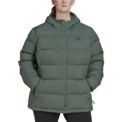 Piumino Da Donna Adidas Helionic GT -Trussardi Negozio adidas he1460 4 apparel on model front view white