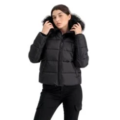 Bomber Con Cappuccio Da Donna Alpha Industries -Trussardi Negozio alpha industries 108004 03 alpha industries hooded puffer alpha wmn 003