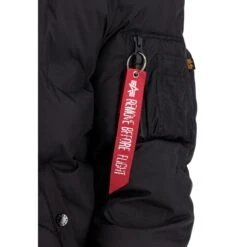 Bomber Da Donna Con Cappuccio E Logo Alpha Industries -Trussardi Negozio alpha industries 108005 03 alpha industries hooded logo puffer wmn 006