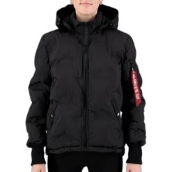 Bomber Da Donna Con Cappuccio E Logo Alpha Industries -Trussardi Negozio alpha industries 108005 03 0