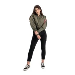 Bomber Da Donna Alpha Industries MA-1 Cyber -Trussardi Negozio alpha industries 108008 443 alpha industries ma 1 cyber wmn 003