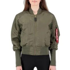 Bomber Da Donna Alpha Industries MA-1 Cyber -Trussardi Negozio alpha industries 108008 443 0