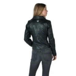 Giacca Di Pelle Da Donna Freaky Nation Josy -Trussardi Negozio freaky nation 320099 9000 3