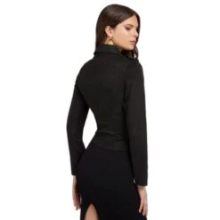 Giacca Di Pelle Da Donna Guess Es Monica -Trussardi Negozio guess w2rl20 wegb2 jblk 3