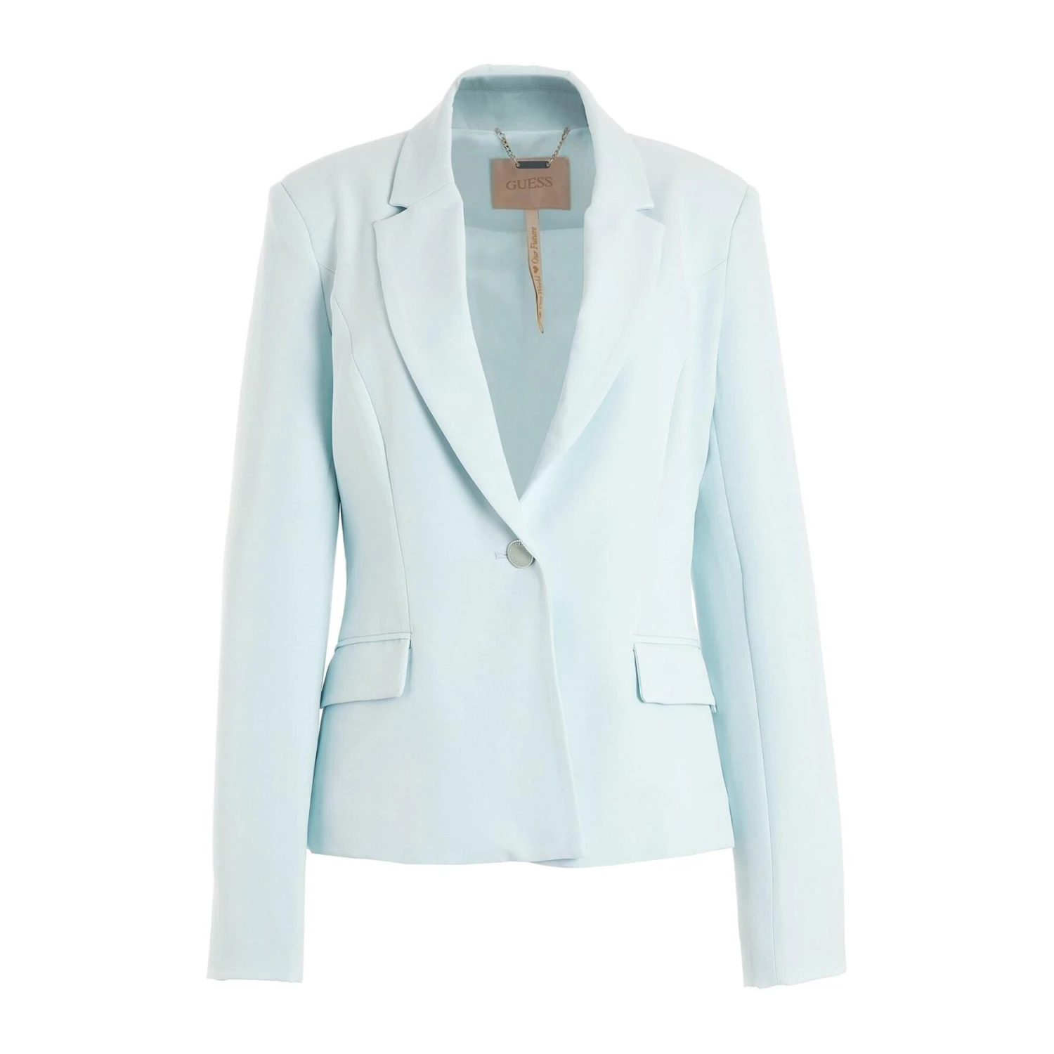 Blazer Crêpe Poly Leggero Riciclato Donna Guess Diane 1 Blazer Crêpe Poly Leggero Riciclato Donna Guess Diane