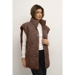 Gilet Imbottito Da Donna KAFFE Pili -Trussardi Negozio kaffe 10507611 181232 3