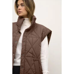 Gilet Imbottito Da Donna KAFFE Pili -Trussardi Negozio kaffe 10507611 181232 5