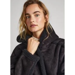 Cappotto Da Donna Pepe Jeans Rory -Trussardi Negozio pepe jeans pl402294 999 black 7