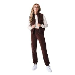 Piumino Donna Senza Maniche Effetto Velluto Project X Paris 9 Piumino Donna Senza Maniche Effetto Velluto Project X Paris -Trussardi Negozio project x paris f223155 mr marron 6