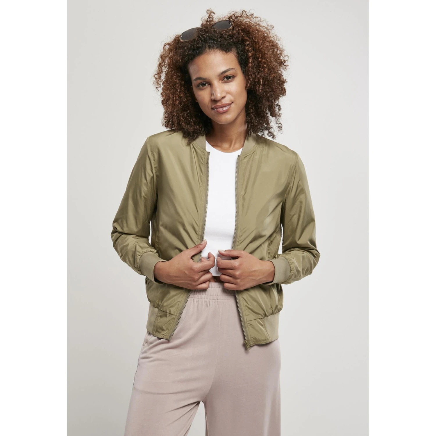 Bomber Femme Urban Classics (Grandes Tailles) 2 Bomber Femme Urban Classics (Grandes Tailles) - immagine 2