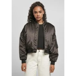 Bomber Donna Taglie Forti Urban Classics Oversized Satin 14 Bomber Donna Taglie Forti Urban Classics Oversized Satin -Trussardi Negozio tb4542 00007 0 1