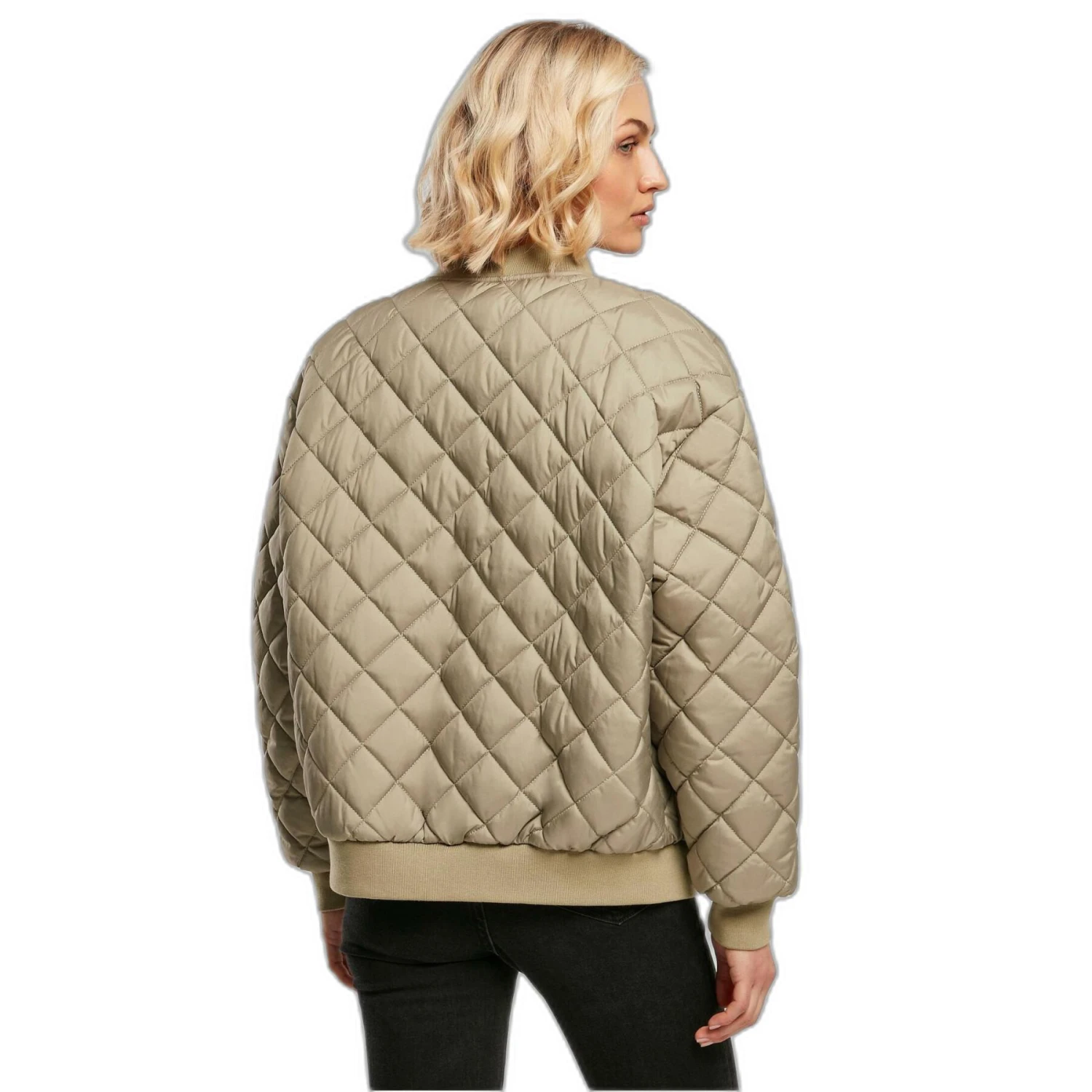 Bombers Donna Trapuntata Urban Classics Oversized Diamond 5 Bombers Donna Trapuntata Urban Classics Oversized Diamond - immagine 5