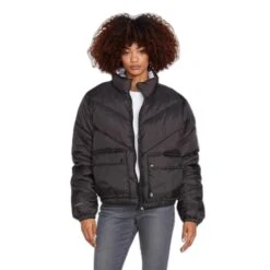 Piumino Da Donna Volcom Down'n 7 Piumino Da Donna Volcom Down'n -Trussardi Negozio volcom b1732203 blk 4